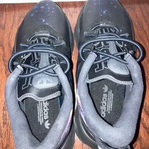 (MEN 5.5) NASA x Adidas Originals Ozweego Galaxy Core Triple Black GZ8405 adidas NASA x Ozweego  main image 3